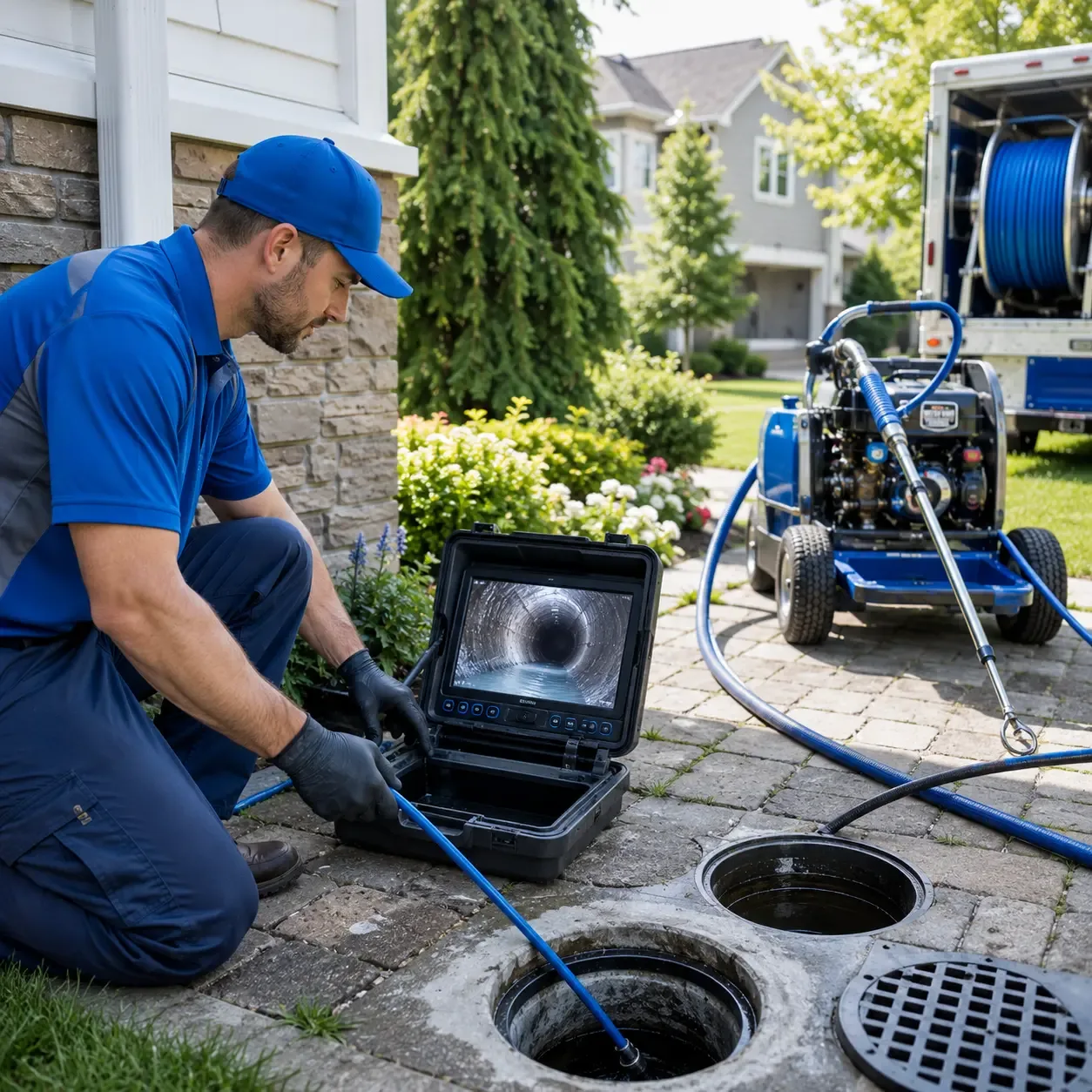 Outdoor drain cleaning professionals serving Ector, TX